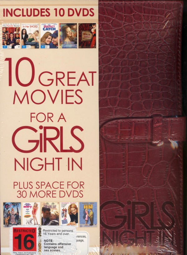 10 Great Movies For A Girls Night In (10 Disc Case) on DVD image