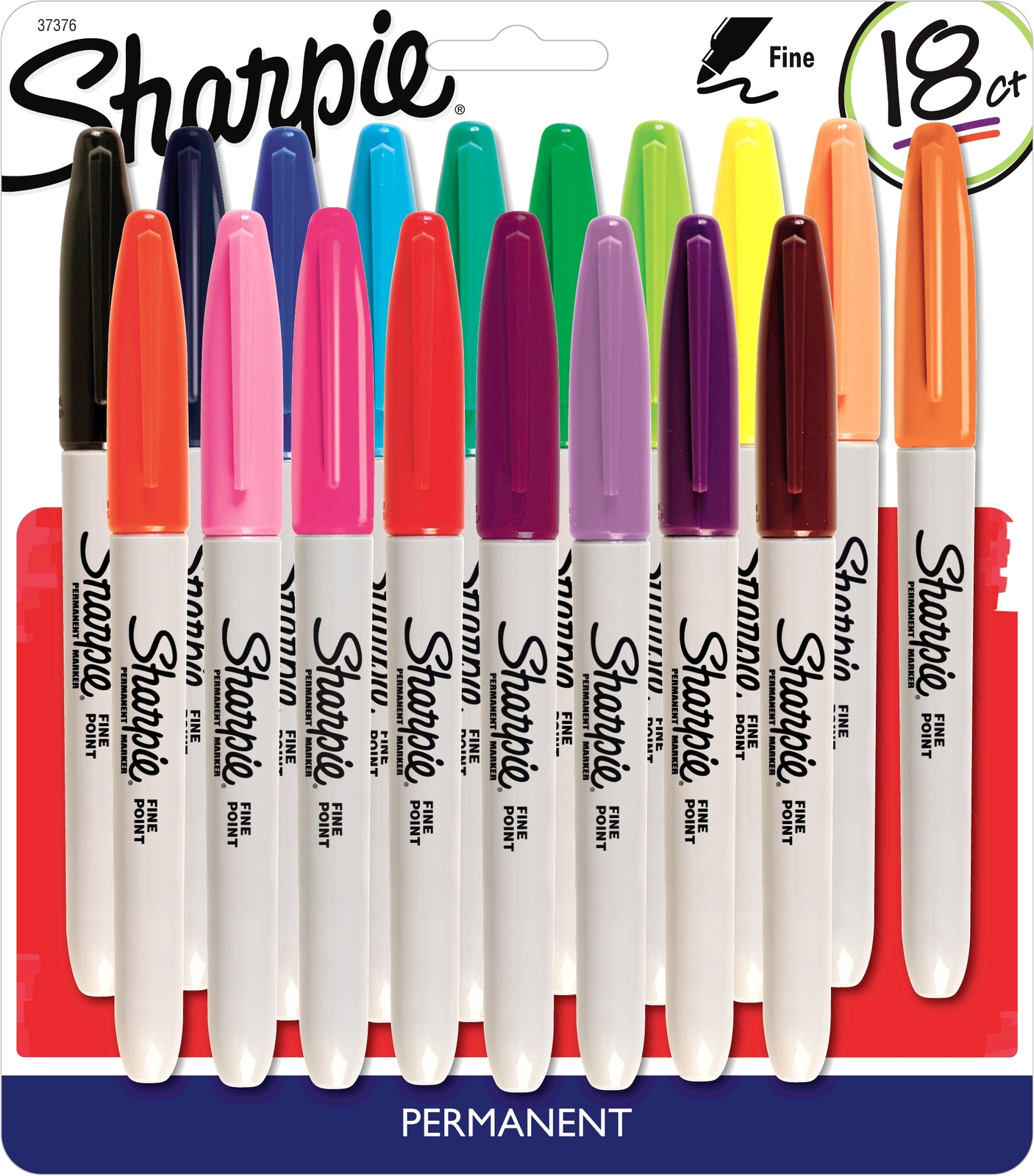 Sharpie 18 Pack Markers with Shoe Pencil Case