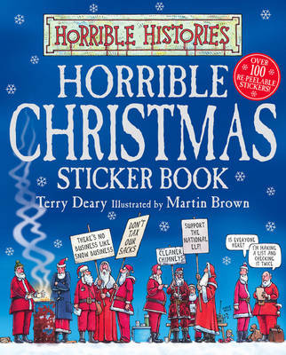 Horrible Christmas Sticker Book by Terry Deary image