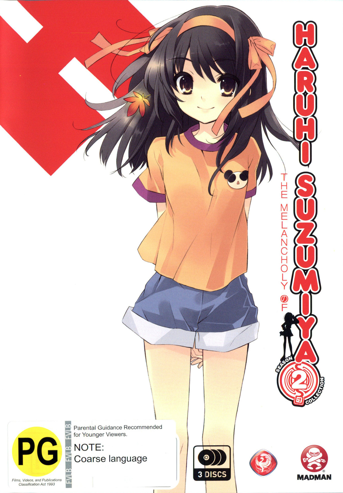 The Melancholy of Haruhi Suzumiya Season 2 Collection (3 Disc Set) on DVD