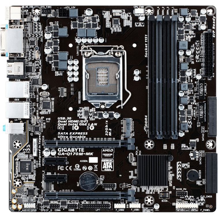 Gigabyte GA-Q170M-MK Motherboard image