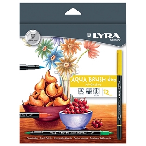 Lyra - Aqua Brush Duo - 12 Pack