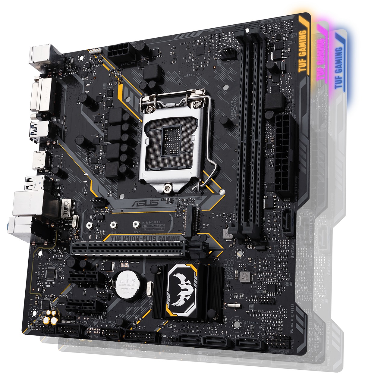 ASUS TUF H310MPLUS GAMING Motherboard at Mighty Ape NZ