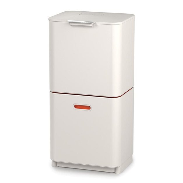 Joseph Joseph Totem Max Rubbish/Recycling Bin Stone (60L) at Mighty Ape NZ