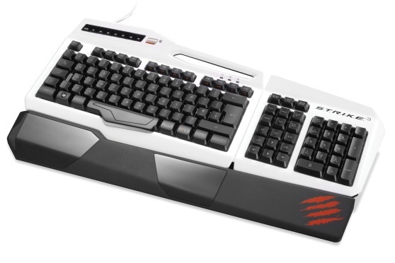 Mad Catz STRIKE 3 Gaming Keyboard (White) on PC