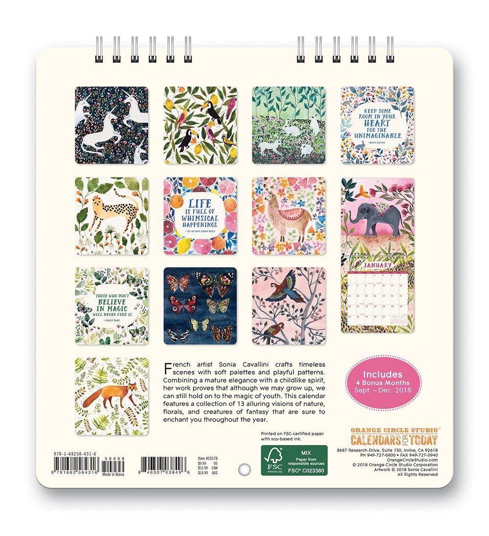 Studio Redux: Stay Magical 2019 Mini Wall Calendar image