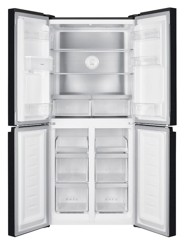 Buy Kogan 464L French Door Fridge with Water Dispenser (Black Stainless