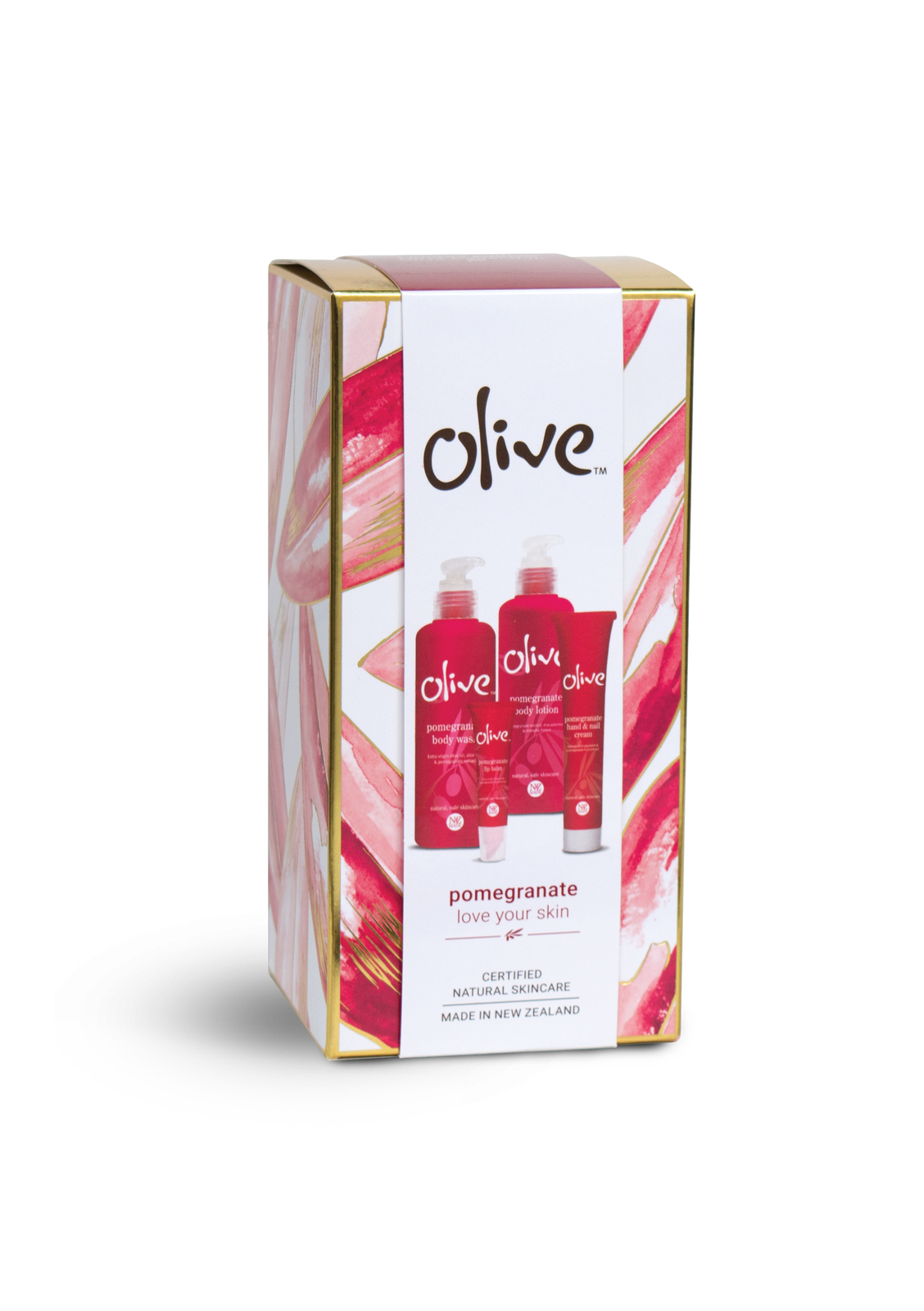 Olive: Love Your Skin Pamper Pack (Pomegranate)