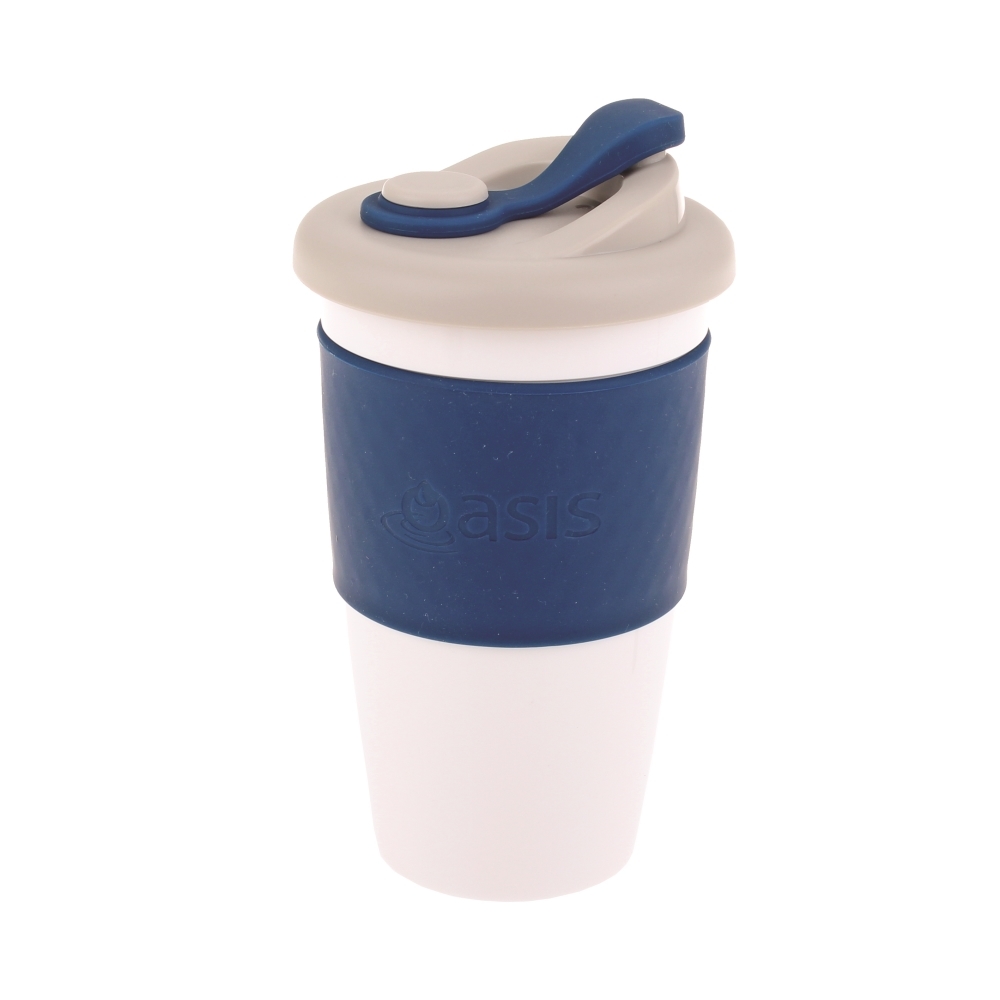 Oasis Plastic Coffee Cup - Navy (454ml) image