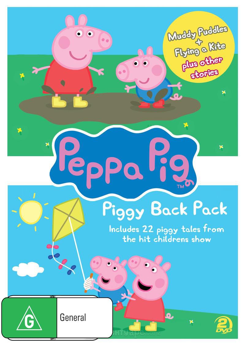 Peppa Pig: Piggy Back Pack Collection 1 (2 Disc Set) on DVD image