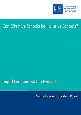 Can Effective Schools be Inclusive Schools? by Ingrid Lunt image