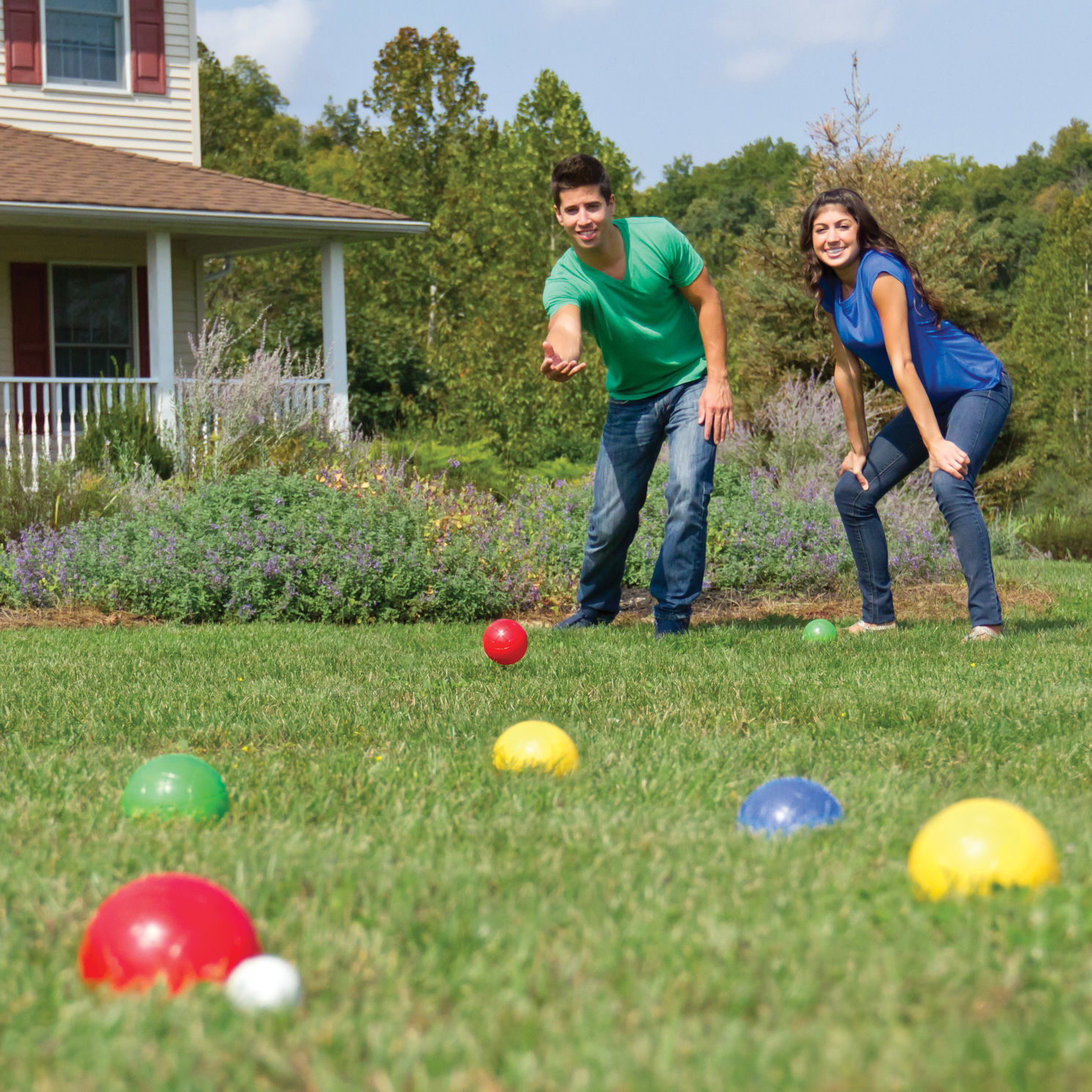 Buy Outdoor Bocce Ball Set at Mighty Ape NZ