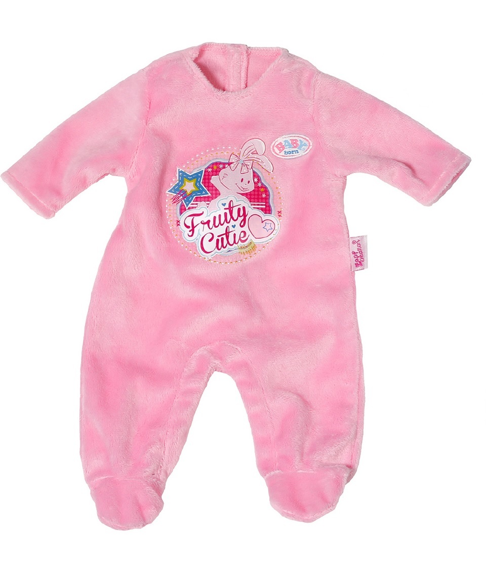 Ropa 43 Cm Mono Rosa Para Muñeca Talla 43cm, Estampado De Conejo