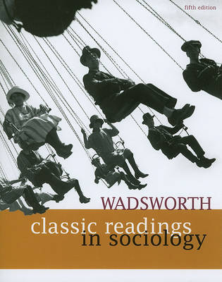 Wadsworth Classic Readings in Sociology by WADSWORTH image