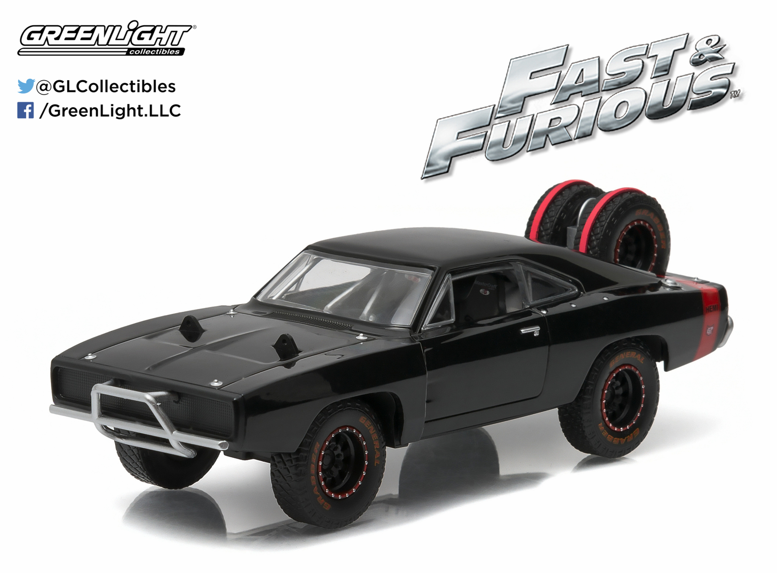 1/43: Dodge Charger R/T (Off Road) - Diecast Model