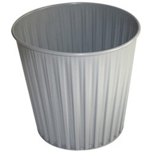 Fluteline Metal Bin - Silver Elite image