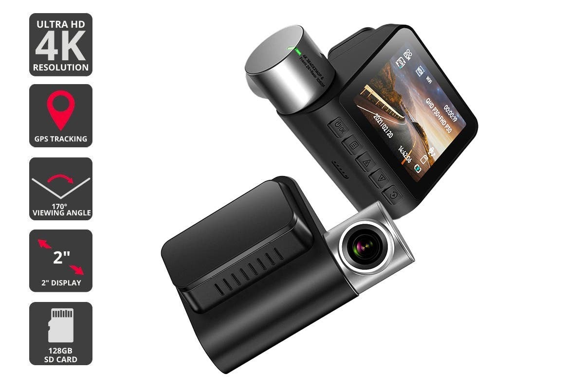 Kogan: 4K UHD Car Dash Camera with GPS Tracking