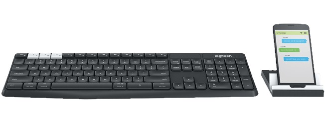 Logitech K375s Multi-Device Wireless Keyboard and Stand Combo