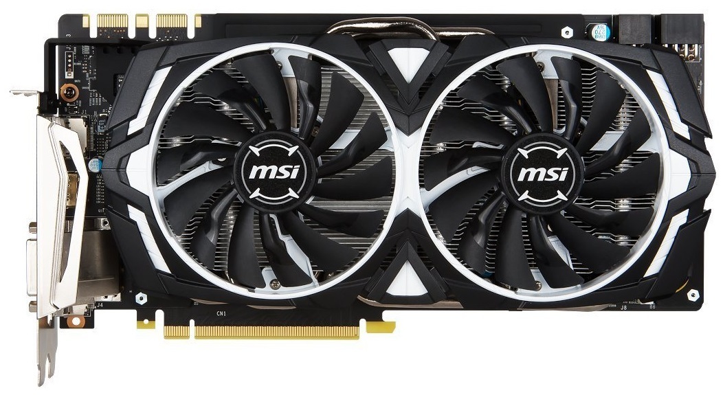 MSI GeForce GTX 1080 Armor OC 8GB Graphics Card