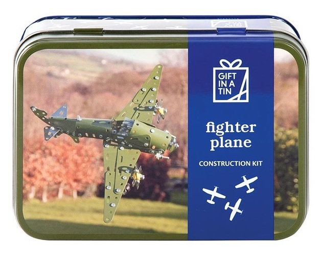 Apples To Pears: Fighter Plane in a Tin - Metal Construction Kit