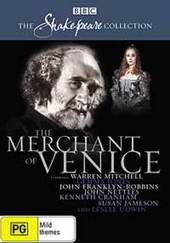 Merchant Of Venice, The (1980) (Shakespeare Collection) on DVD Merchant Of Venice, The (1980) (Shakespeare Collection) on DVD