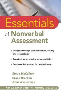 Essentials of Nonverbal Assessment by Steve McCullum image