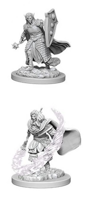 D&D Nolzur's Marvelous: Unpainted Miniatures - Elf Male Cleric image