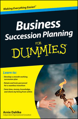 Business Succession Planning For Dummies by Arnold Dahlke image