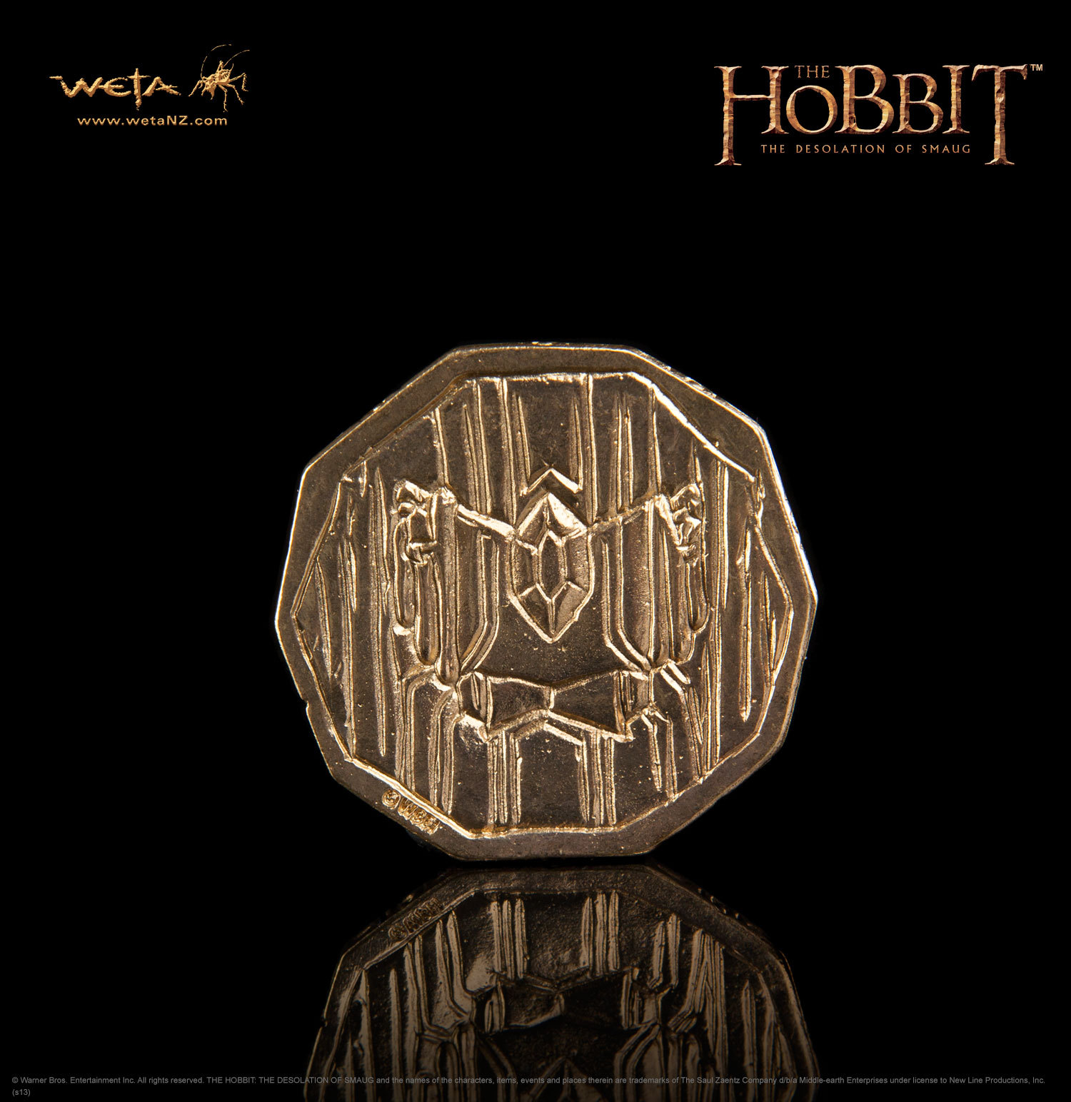 The Hobbit: Desolation of Smaug Treasure Coin #2 - by Weta image
