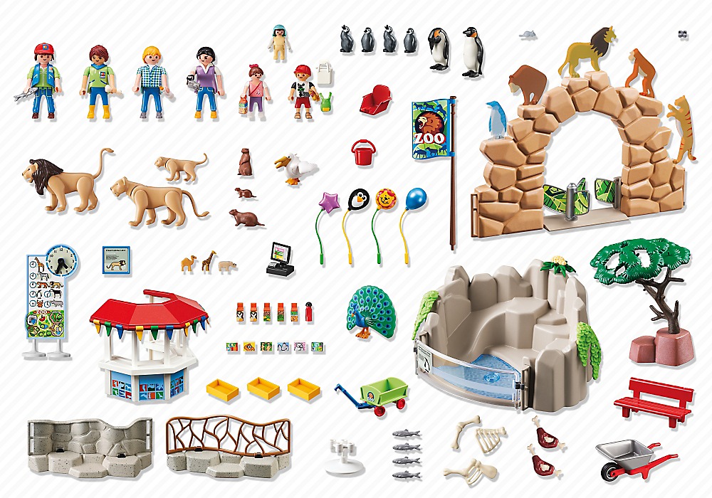 Playmobil Large City Zoo 6634 Toy At Mighty Ape NZ playmobil-large-city-zoo-6634-toy-at-mighty-ape-nz
