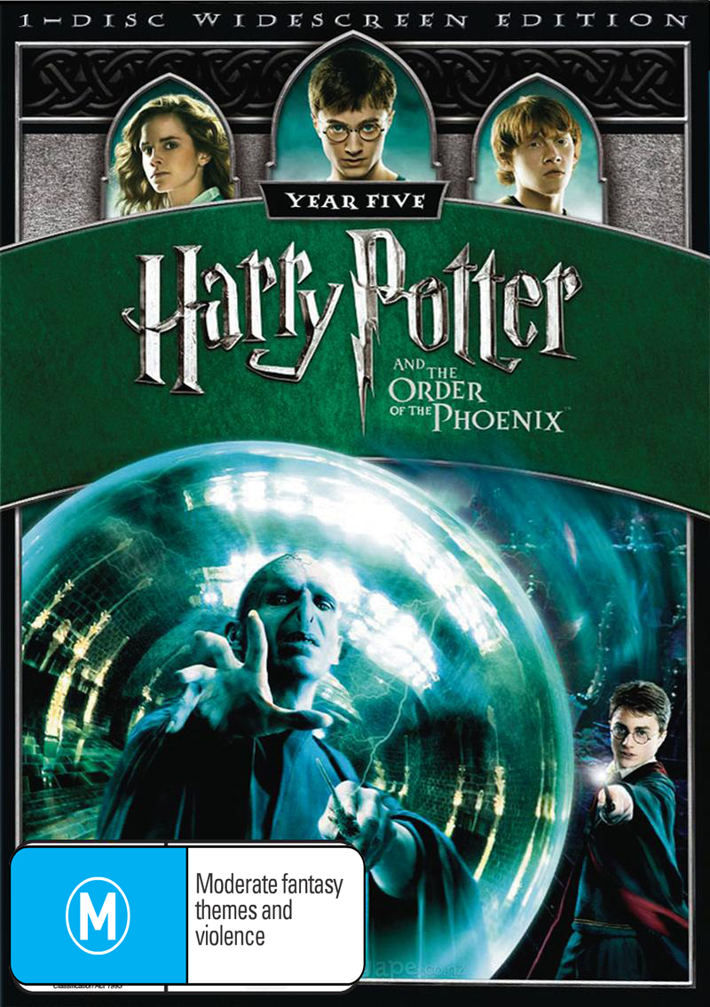 Harry Potter and the Order of the Phoenix - 1 Disc on DVD