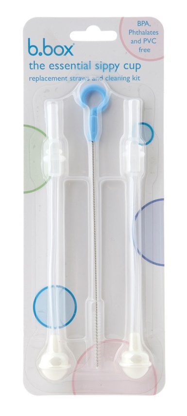 B.Box: Sippy Cup - Replacement Straw & Cleaner image