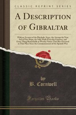A Description of Gibraltar by B Cornwell image