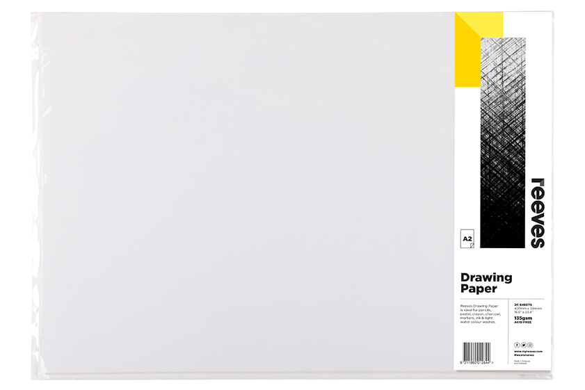 Reeves: Drawing Paper - A2 (135GSM, Pack of 20) image