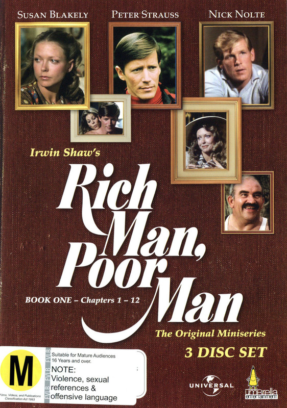Rich Man Poor Man Book One Chapters 1 12 3 Disc Box Set Dvd Buy Now At Mighty Ape Australia Rich Man Poor Man Book One Chapters 1 12 3 Disc Box Set Dvd Buy Now At Mighty Ape Australia
