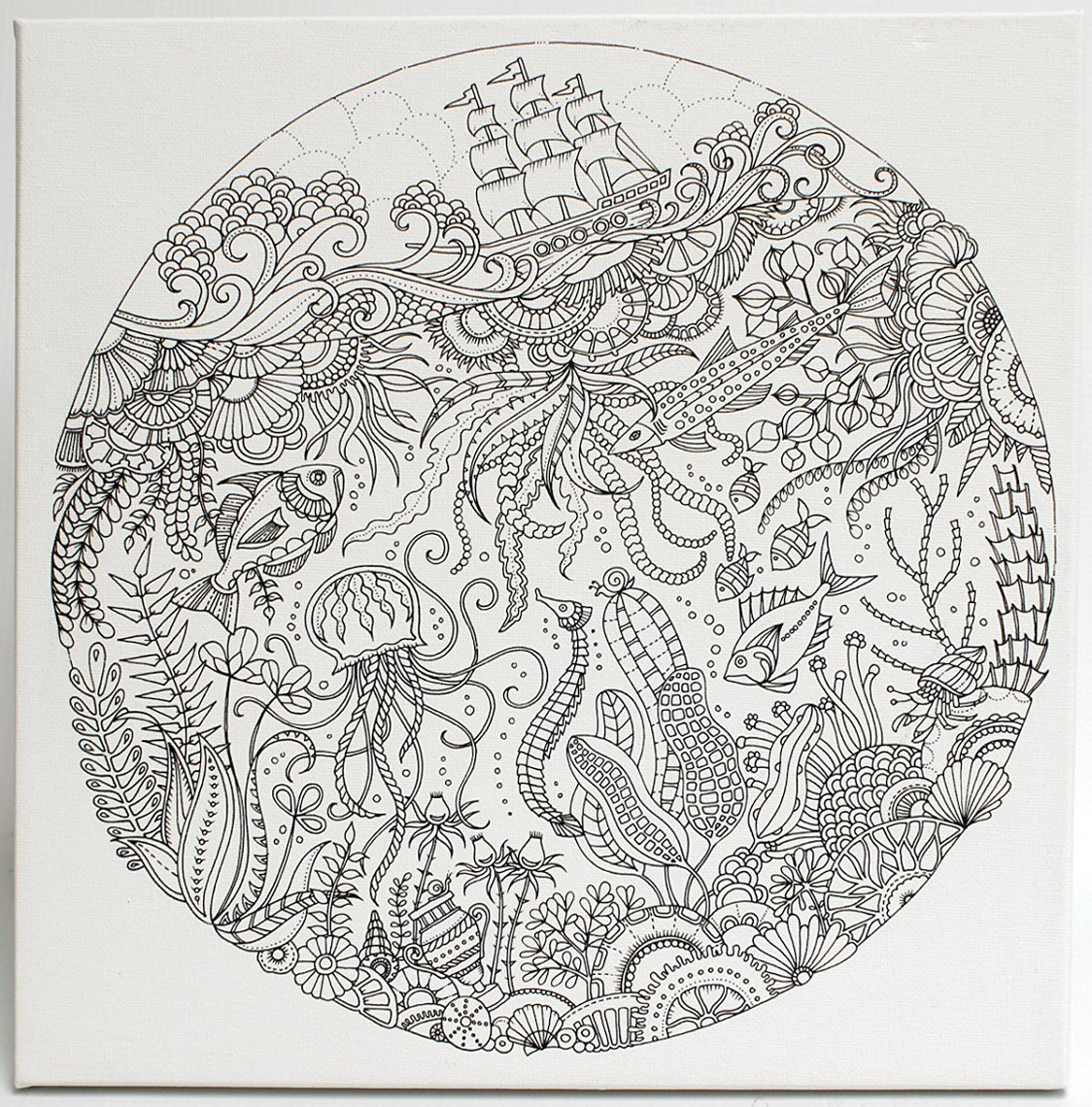 Buy Johanna Basford Canvas 12x12 Lost Ocean Undersea at Mighty Ape NZ