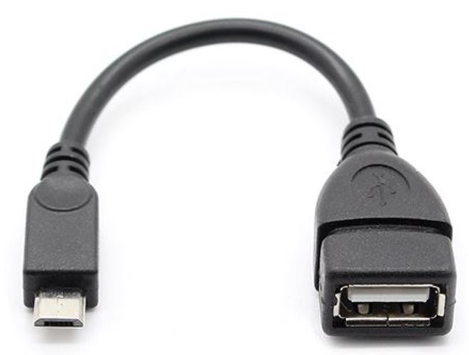 Digitus micro USB 2.0 Type B (M) to USB Type A (F) Adapter Cable image