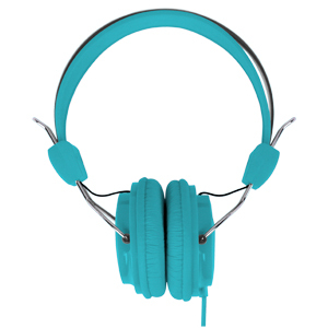 Kids Friendly Stereo Headphones (Blue) image