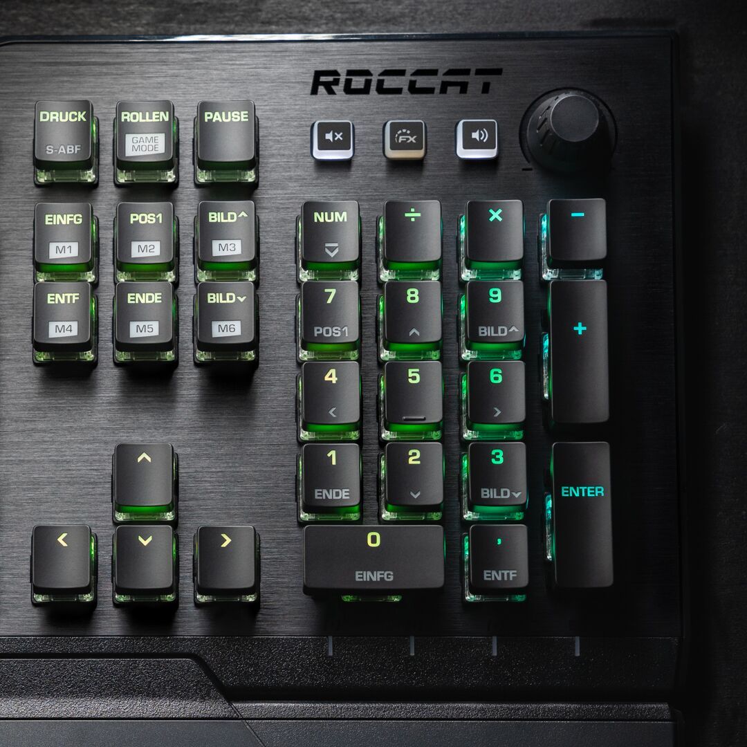 ROCCAT Vulcan 121 AIMO RGB Mechanical Gaming Keyboard - Black on PC