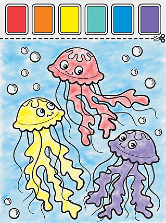 Melissa & Doug: Ocean Paint With Water Kids' Art Pad image