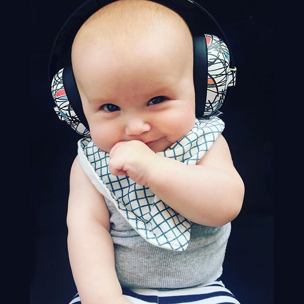 Banz: Baby Earmuffs - Squiggle (2 & Under)