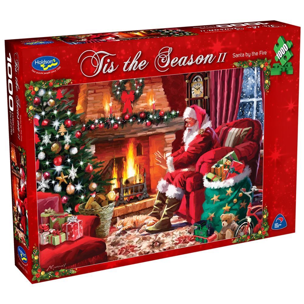 Tis the Season: Santa by the Fire (1000pc Jigsaw)