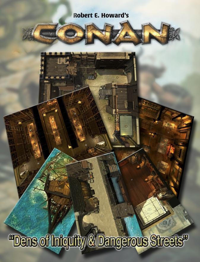 CONAN: Dens of Inquity & Streets of Terror Geomorphic Tile S image