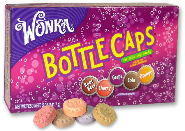 Wonka Bottle Caps Theater Box 141g image