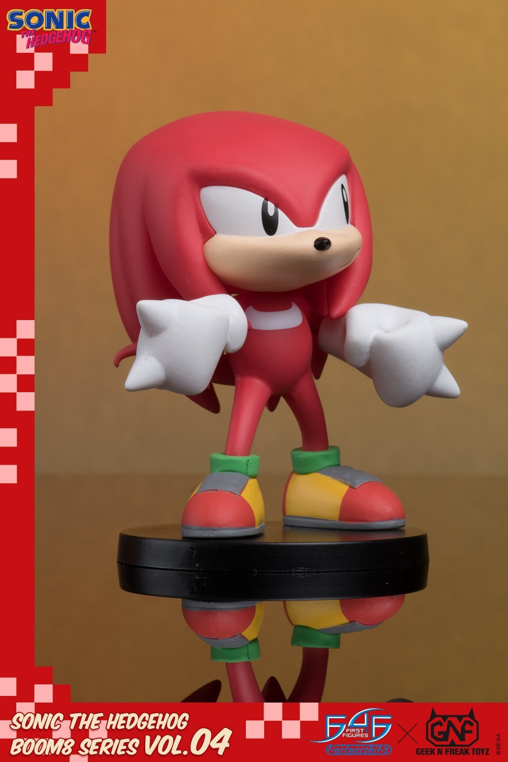 Sonic the Hedgehog: Knuckles - 3" Boom8 Figure image