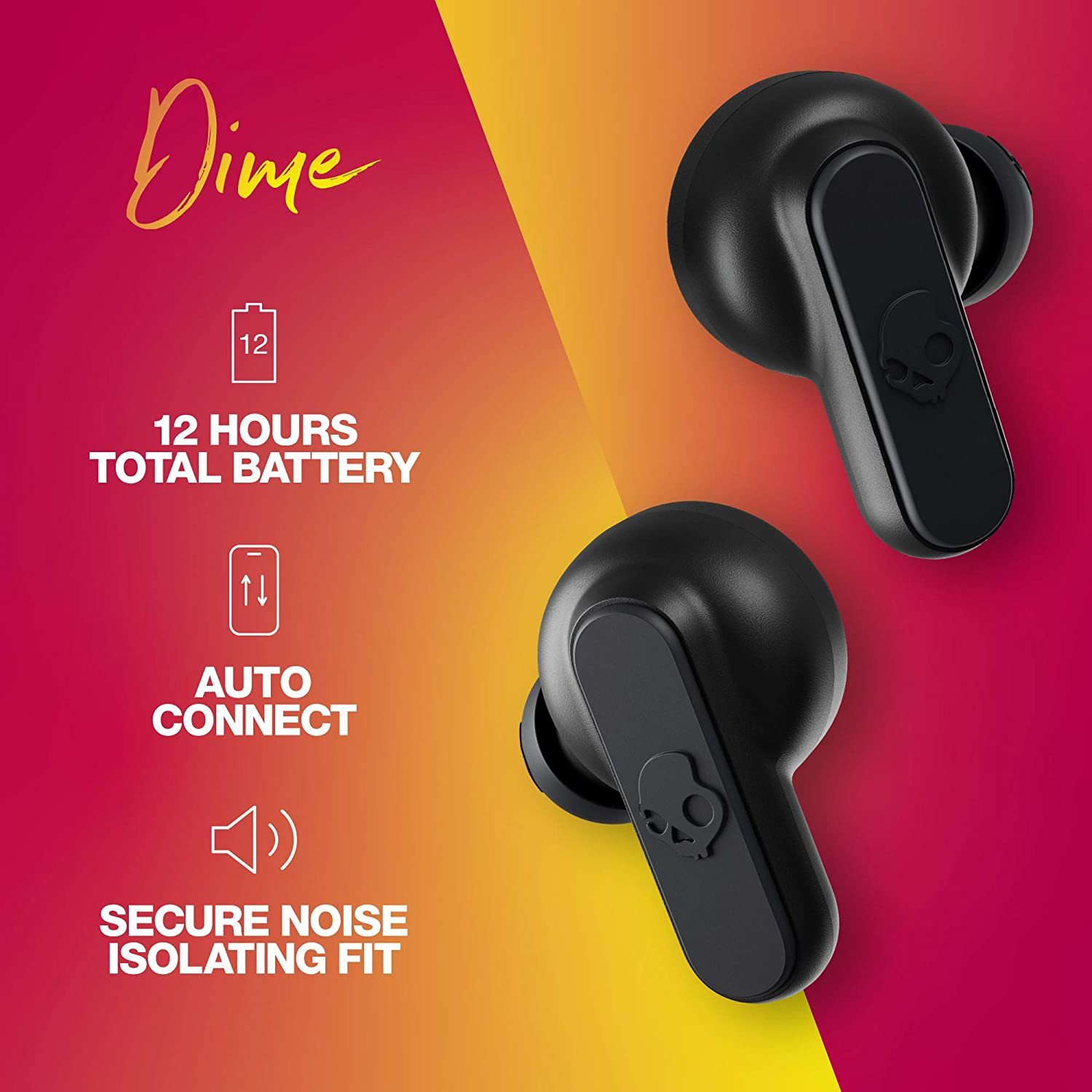 Skullcandy: Dime True Wireless Earbuds - True Black image