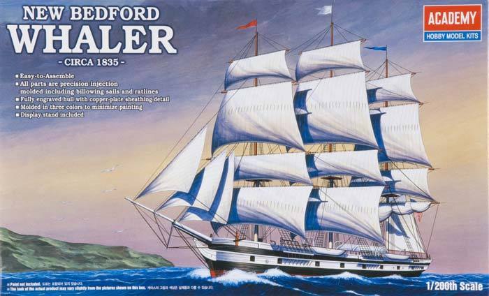 Academy New Bedford Whaler 1/200 Model Kit image