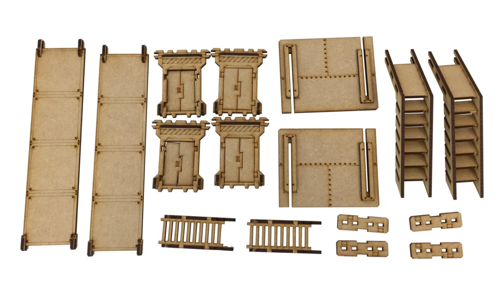 TTCombat: Tabletop Scenics – Industrial Small Platform (Set B) image