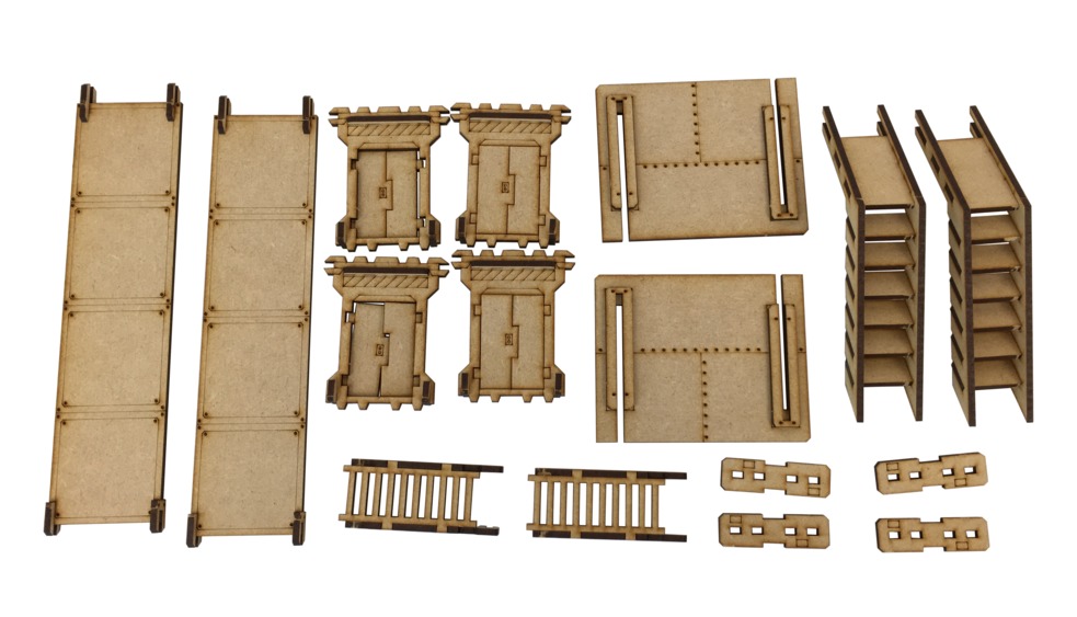 TTCombat: Tabletop Scenics – Industrial Small Platform (Set B)