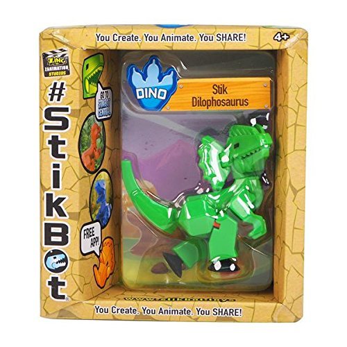 Stikbot: Dino Single - Dilophosaurus (Green) image